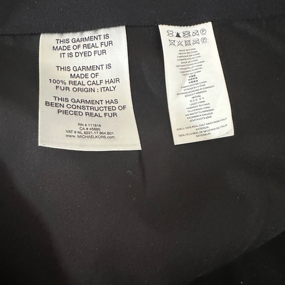 🔥NWT  MICHAEL Michael KORS LEPORD 100% CALF  HAIR PRINTED SKIRT M 🔥🔥🔥 - Picture 9 of 13